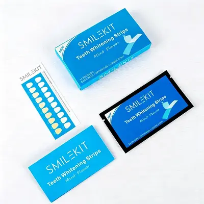 外贸PAP+美白牙贴炫白牙贴牙齿美白贴Teeth Whitening Strips厂供 - 7