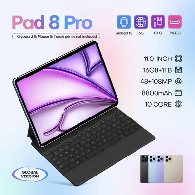 Sınır ötesi e-ticaret 2025 10.1 inç incell ekran Pad8Pro tablet çift hatlı 4G arama 4+32