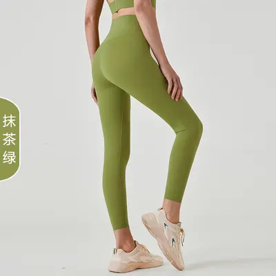 Women's High-Waisted Yoga Leggings with Butt-Lifting Effect - 8