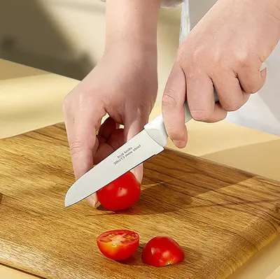 Baby weaning knife set with vegetable knife and cutting board - 7