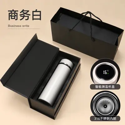316 Stainless Steel Thermos Cup with Tea-Water Separator and Temperature Display - 12