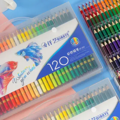 Buntstift-Set 48-180 Farben, ölbasiert und wasserlöslich, in PVC-Tragebox - 9