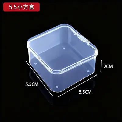 Storage Beads Square Accessories Transparent Storage Box Beading Desktop Portable Puzzle Beads Organizer Jewelry Box