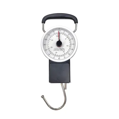 80 pound ağırlığında ev tipi taşınabilir şerit metre, kauçuk saplı el çantası terazisi, mekanik küçük vinç terazisi, sınır ötesi 35 kg bagaj terazisi