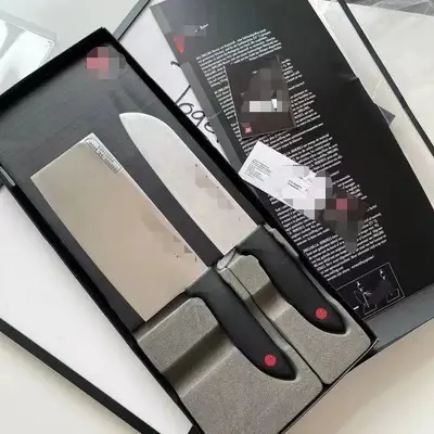 Küchenmesserset aus Edelstahl, 2-teilig - 4