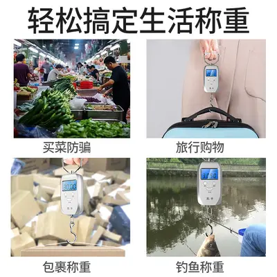 Kaifeng mini taşınabilir elektronik terazi 50kg portatif yüksek hassasiyetli ev kargo tartısı küçük terazi yay tipi el tipi