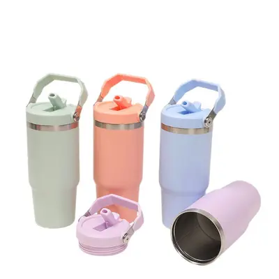 20oz stainless steel insulated tumbler with handle