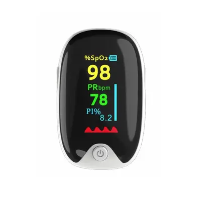 Parmak Tipi Kan Oksijeni Ölçer, LED Ekranlı Nabız ve Doygunluk Monitörü - 9