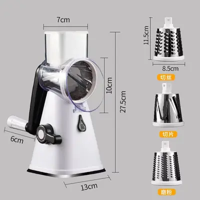Vegetable Slicer Manual Drum Potato Shredder