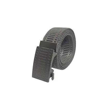 3.5 Tank Pattern Striped Elastic Waistband Men's Outdoor Canvas Belt with Zinc Alloy Buckle Durable Military Training Belt - 7