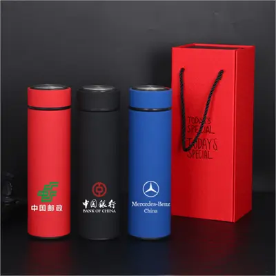 Stainless Steel Double-Wall Frosted Insulated Cup with Engraved Logo - 5
