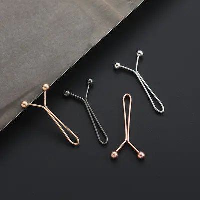 Y and U Shaped Waist Tightener Metal Belt Buckle Clip