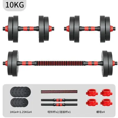 Ayarlanabilir dambıl seti, barbell ve kettlebell ile - 8