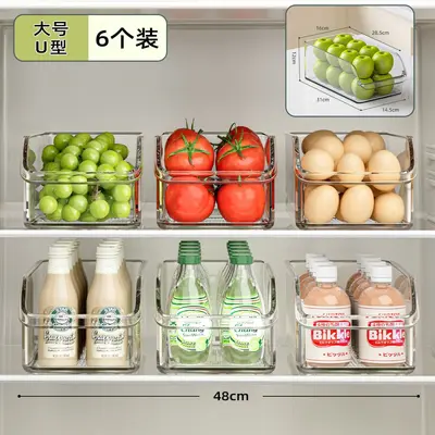Kühlschrank-Schubladenorganizer, Eier- und Lebensmittelbox - 7