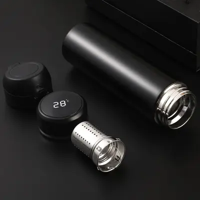 316 Edelstahl-Thermobecher mit Teesieb, Geschenkbox-Set - 3