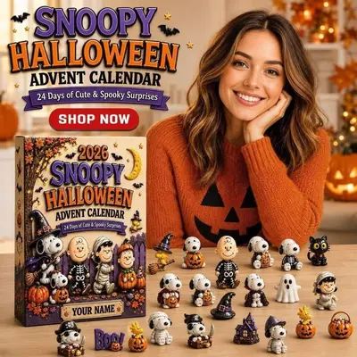 Halloween-Adventskalender 2026 mit niedlicher Welpen-Weihnachts-Blindbox