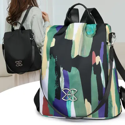 Damen-Sport- und Reiserucksack, groß, weiß - 11