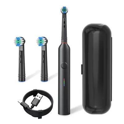 Rotating Head Electric Toothbrush, USB Rechargeable, 360° Waterproof - 8