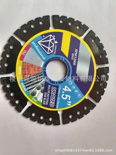 Angle Grinder Cutting Disc Set, Alloy for Iron and Steel - 10