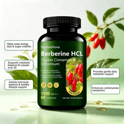 Berberin Kapsül Berberine Capsules 60 Kapsül