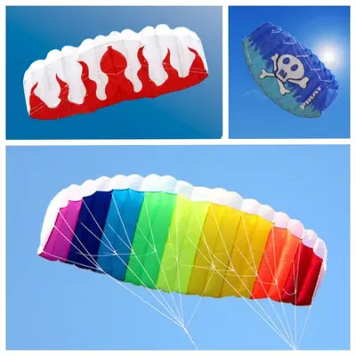 Weifang Soft-Regenbogenschirm-Drachen, Zweileinen-Stuntdrachen
