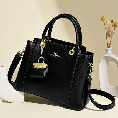Women's Handbag, Large Capacity, Single Shoulder Strap - 11
