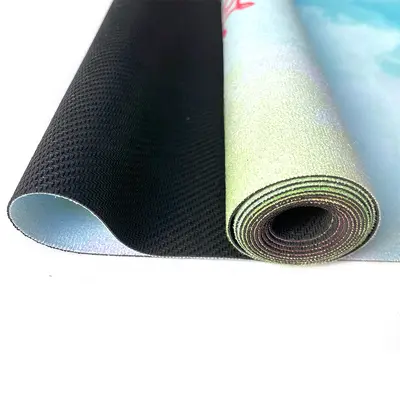 Foldable Suede Yoga Mat, Natural Rubber, Non-Slip, Thickened - 6