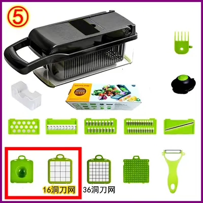Multifunctional vegetable chopper, garlic onion potato - 9