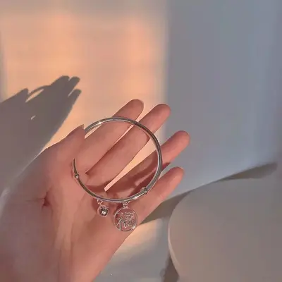 Mobius Strip Fugitive Princess Bow Can Bracelet Women Open Adjustable Bestie Bracelet Temperament Jewelry - 11