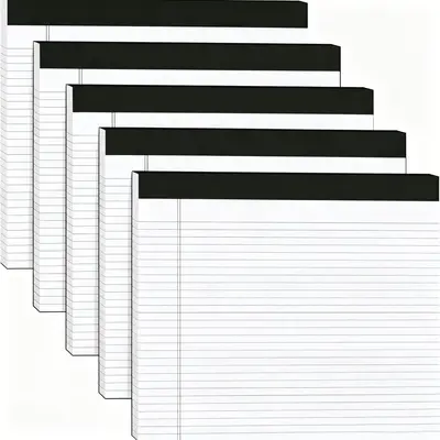 A4 6-Color Tear-Off Ruled Notepad, Portable Planning Notebook - 12