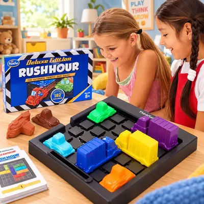 Children's Car Unloading Puzzle Parking Lot Logic Toy