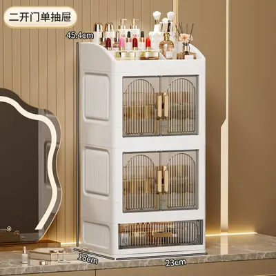 Kosmetik-Aufbewahrungsbox mehrschichtig Schminkkommode Organizer - 11
