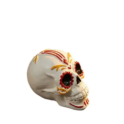 Halloween-Totenkopf-Tischdekoration, kleine Dekofigur