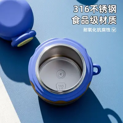 Double-Wall Stainless Steel Straw Sports Bottle, Cold-Keeping - 3