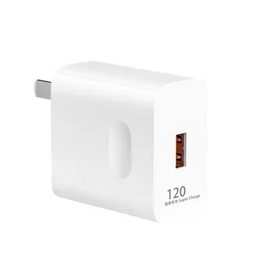 120W Ladegerät, kompatibel mit Huawei, Xiaomi und Apple, 3-in-1 Datenkabel, USB-Typec, Super-Schnellladeadapter