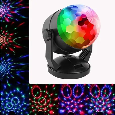 Sahne ışıkları, renkli dönen LED projeksiyon ışıkları, vantuzlu sihirli top, uzaktan kumandalı araba atmosfer ışıkları, ses kontrollü KTV atmosfer ışıkları