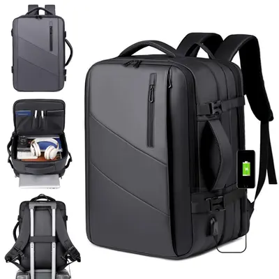 Dual-shoulder backpack large capacity short-distance travel lightweight pack men's multifunctional backpack business travel portable daypack