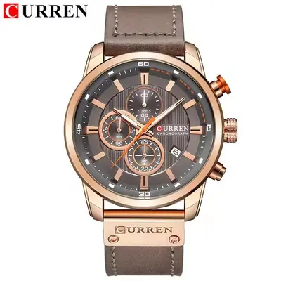 CURREN Herrenuhr, braun, wasserdicht - 7