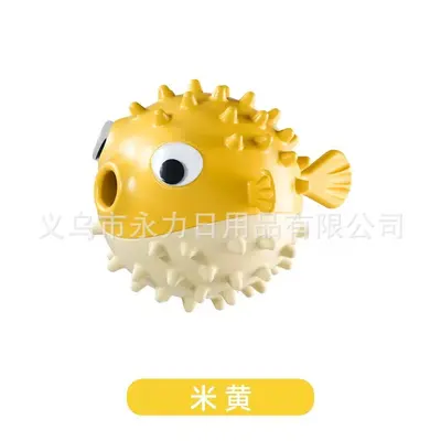 Bouncing Fish Treat Dispenser Interactive Toy for Dogs and Cats - 6