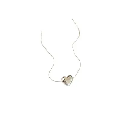 S925-Sterlingsilber-Glücksbringer-Halskette, kurze Kette - 5