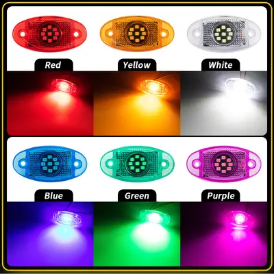 9 LED Car Chassis Light for Motorcycles and Trucks, Waterproof, 12V