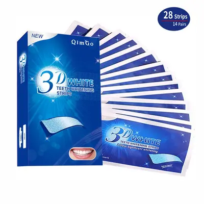 3D WHITE Teeth Whitening Strips, 7 Pouches 14 Pieces - 8