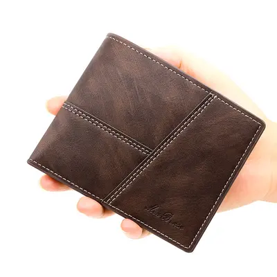 Men's Business Large Capacity Tri-Fold Coin Wallet - 1