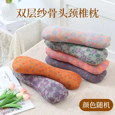 Buckwheat pillow, cylindrical, firm, cervical spine support - 7