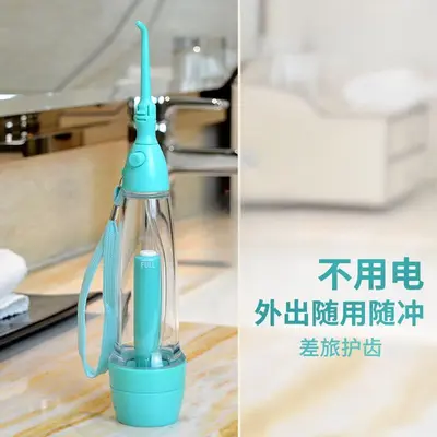 Portable Mini Manual Water Flosser for Teeth Gaps, Children - 4