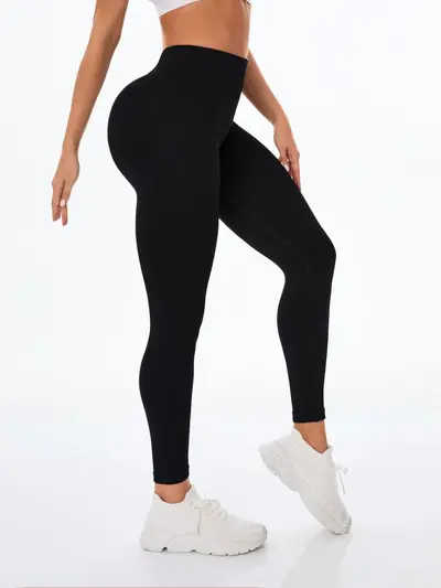 Women's High-Waist Seamless Yoga Leggings, Butt-Lifting Quick-Dry Sports Pants