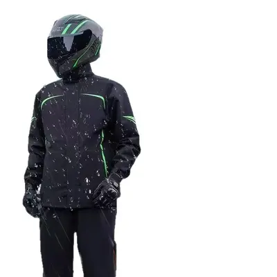 Electric bike rainsuit two-piece waterproof