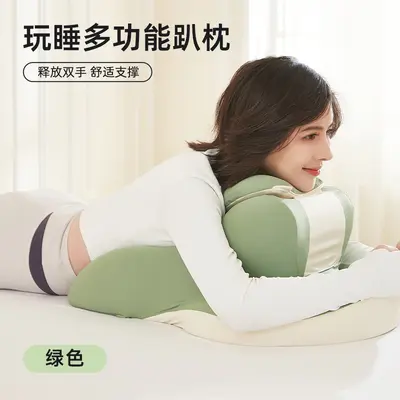 Memory Foam Bedside Sleep Pillow for Lying Down in Bed - 7