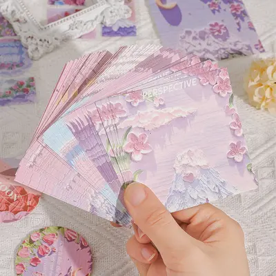 光影绘梦复古油画手账本套装礼盒少女可爱手帐本女孩生日礼物纪念 - 6