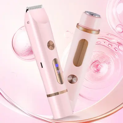Double-Head Pet and Baby Hair Clipper, Dry and Wet Use